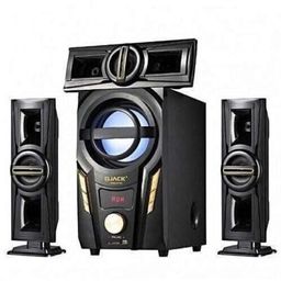 Djack 3.1 Channel Multimedia Speaker System With Bluetooth and FM Radio Woofer.