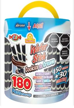 WAFER STICK COOKIES & CREAM DELICIAS VIT C/180 PZS