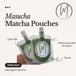 Matcha pouches