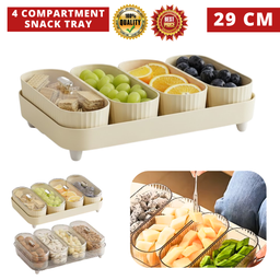 4 COMPARTMENT SNACK TRAY (DULANG SNEK)