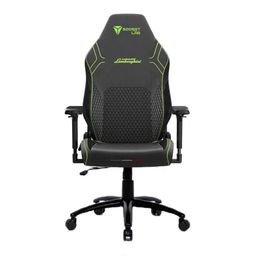 Cadeira Gamer Secretlab Lamborghini Deluxe Verde Selvans - Reclinável - Ergonômica e Confortável - Encosto de Cabeça Magnético e Suporte Lombar de 4 Direções - Tamanho Extra Grande (XL) - Preto/Verde