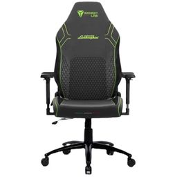 Cadeira Gamer Secretlab Lamborghini Deluxe Verde Selvans - Reclinável - Ergonômica e Confortável - Encosto de Cabeça Magnético e Suporte Lombar de 4 Direções - Tamanho Extra Grande (XL) - Preto/Verde