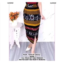 Kain tenun premium Rok Span Panjang  