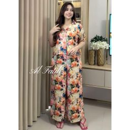 New One Set Crop Setelan Celana Kulot Wanita 