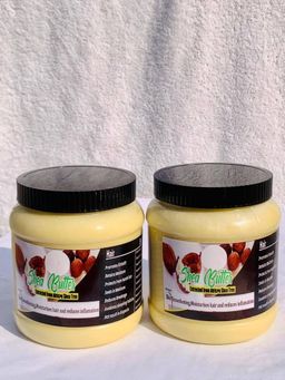 100 percent raw shea butter - Besty Bundle (2 pieces of 1kg)