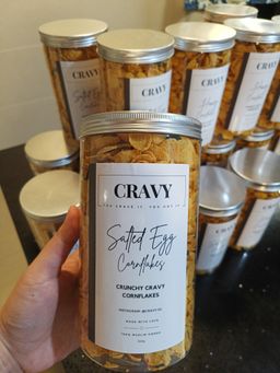 Salted egg cornflakes