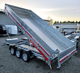 Remolque volquete Temared de tres lados con 3 ejes – Tipper 4020/3 (3,5 t)