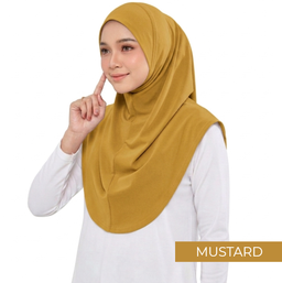THE BEST TUDUNG SARUNG - MUSTARD