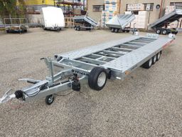 Remolque para transporte de coches Temared Carkeeper New 5820 – 3 ejes, plataforma basculante