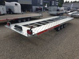 Remolque para transporte de coches Temared Carkeeper New 5820 – 3 ejes, plataforma basculante