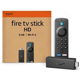 Amazon Fire TV Stick HD, free and live TV, Alexa Voice Remote, smart home controls, HD streaming