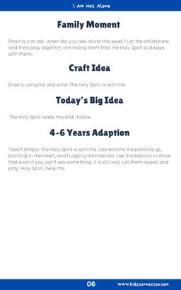 The Holy Spirit – My Helper  4 Weeks of Primary School Lessons for Children's Church