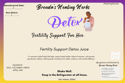 Fertility Support Detox Juice Shots 