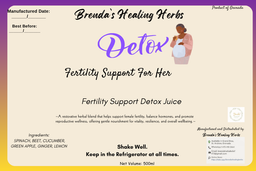 Fertility Support Detox Juice Shots 