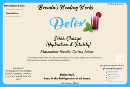 Masculine Health Detox Juice Shots 