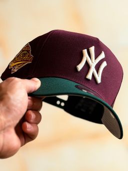 New Era 9Forty - NY Yankees World Series 1996 Maroon Two Tone Classic Edition