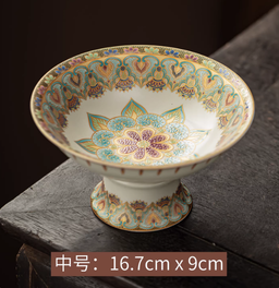 10400067 -  VINTAGE HIGH FOOTED FRUIT PLATE