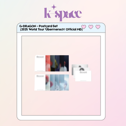 G-DRAGON - Postcard Set [2025 World Tour 'Übermensch' Official MD]