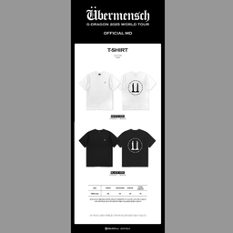 G-DRAGON - T-Shirt [2025 World Tour 'Übermensch' Official MD]
