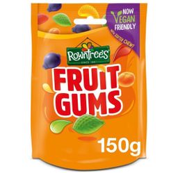 Rowntrees vegan friendly fruit gums 120g