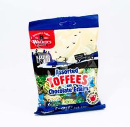 Walker's assorted toffees and chocolate eclairs 150g