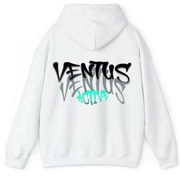 Overdrive White Hoodie - Ventus