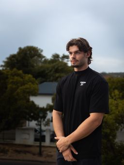 Ying and Yang Men's white on black 