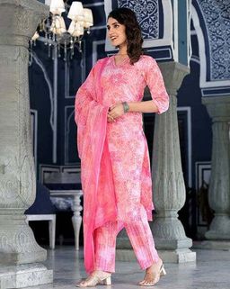 Women's Printed Kurtas Set