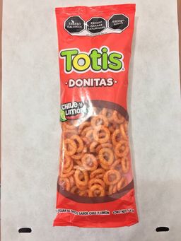 TOTIS DONITAS CHILE Y LIMON BSA 55GR