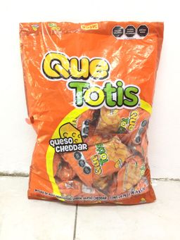 QUE TOTIS QUESO CHEDDAR MEGA 16G BSA C/24 PZS