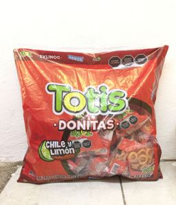 DONITAS CHILE Y LIMON SOBRE 10G TOTIS BSA C/25 PZS