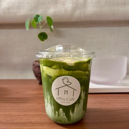 Iced Pistachio Matcha Latte