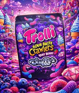 TROLLI SOUR BRITE CRAWLERS VERY BERRY 