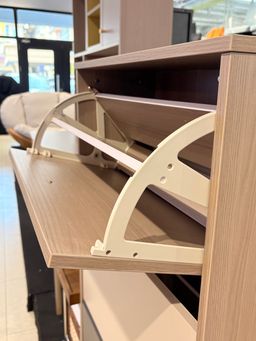 10500061 - CRISKA SHOE CABINET (CHERRY WOOD)