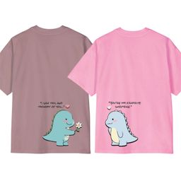“Little Moments of Dino Duo” Couple Tee - Ventus