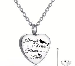 Memorial Urn Necklace Bird