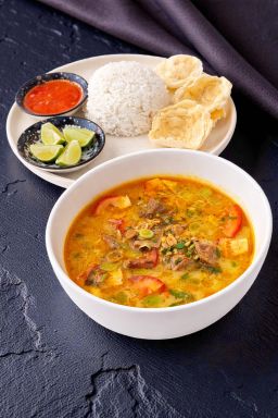 Soto Tangkar with Rice