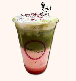 Strawberry Matcha Latte