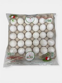 AKL FARM WHITE EGGS PACKAGED 30PCS X12 - 20221