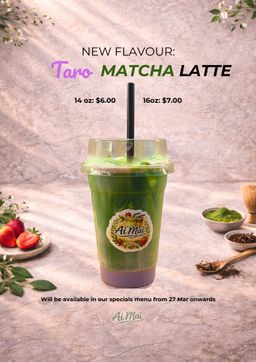 Taro Matcha Latte (NEW!)