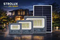 Strolux Pro Series Solar Floodlight