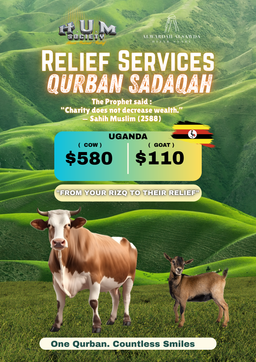 SADAQAH QURBAN not Eid Al adha Qurban (all year round)