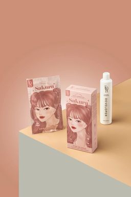 Kota - Hair Dye Permanent Colorant (200ml) - Sakura (Pink Blonde) | Wholesale Hair Dye Singapore