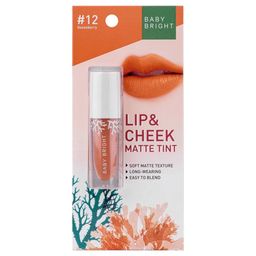 Baby Bright - Lip & Cheek Matte Lipstick 2.4g (#12 Gooseberry) | Wholesale Makeup Singapore