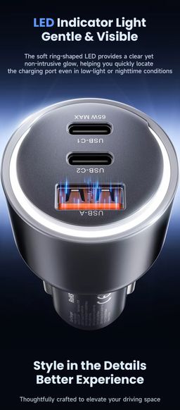 Toocki New Arrival PD 100W 2Type c +1 USB port portable