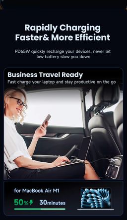 Toocki New Arrival PD 100W 2Type c +1 USB port portable