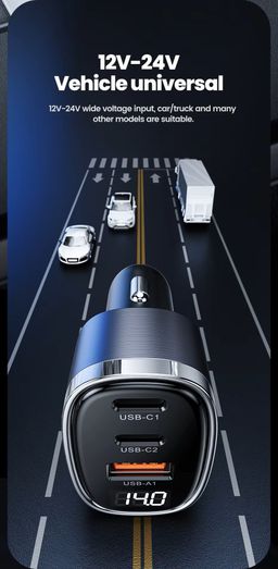 Toocki Advanced 3-in-1 140W Max PD SCP USB-C