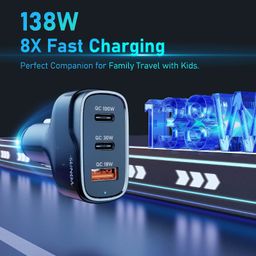 Sunda Super Fast Charge for Car 138W 