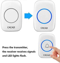CACAZI Door Bell 300m White