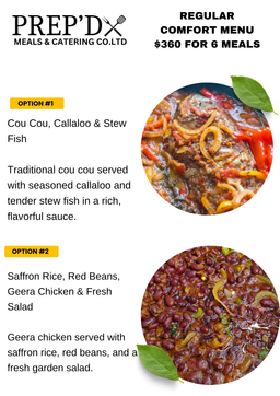 Regular comfort meals